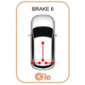 Cable Pull, parking brake COFLE 10.6201