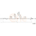 Cable Pull, parking brake COFLE 17.4237