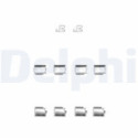 Accessory Kit, disc brake pad DELPHI LX0343