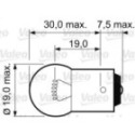 Bulb, direction indicator VALEO 032221