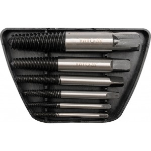 YATO YT-0590 (6 pcs) — Extractor Set for Broken Bolts