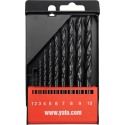 YATO YT-4461 metal drill bit set 10 pcs 1–10 mm