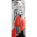 YT-0500 Hex key set 1,5-10mm 9pcs YATO