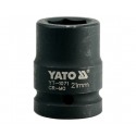 YATO YT-1071 lyhyt kuusikulmainen voimahylsy, 21 mm, 3/4″, 50 mm, CrMo
