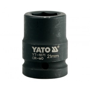 YATO YT-1071 l&uuml;hike kuuskant-l&ouml;&ouml;kpadrun, 21 mm, 3/4&Prime;, 50 mm, CrMo