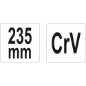 YT-0606 Щипцы для обжима хомутов пыльников 235мм CrV Yato