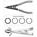 YATO YT-0607 lukkorengaspihdit, 225 mm, 5–29 mm