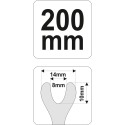 YATO YT-0842 Verhoilun irrotustyökalu 200 mm
