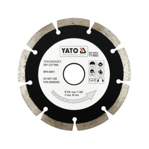 YT-6003 Timanttilaikka kuivaleikkaukseen Yato125*2,2*22,2