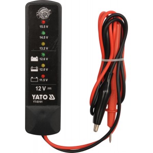 Digitaalinen akkutesteri 12 V YATO YT-83101