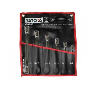 YT-4967 Набор торцевых шарнирных ключей 6шт 8-19мм YATO