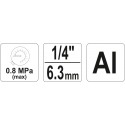 YATO YT-2373 renkaiden täyttöpistooli 1/4″, 8 bar