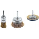 YT-4755 Cup brush set 3pcs 20, 50, 50mm YATO