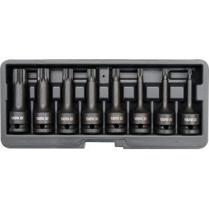 YT-1069 Löökotsiküte kt Spline 1/2" 8osa YATO