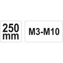 YT-2997 Keermepuuri hoidja M3-M10 250mm YATO