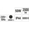 YT-81806 LED prozektor 50W,1 LED,3500lm