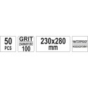 YATO YT-8402 veekindel liivapaber 230×280 mm P100