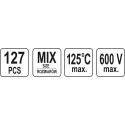 YT-06866 Termokahanevate ruude komplekt 127tk