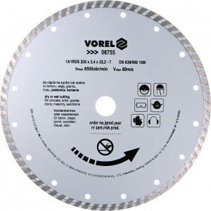 08755 Diamond Cutting Disc 230mm VOREL