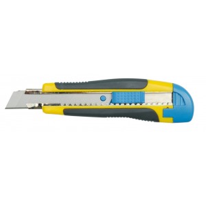 VOREL 76182 Snap-Off Utility Knife 18 mm with Metal Guide