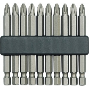 VOREL 65620 Kruvikeerajaotsikud PH1 &times; 50 mm, 10 tk, CrV