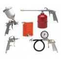 81638 GRAVITY FLOW SPRAY GUN SET - 5 PCS VOREL