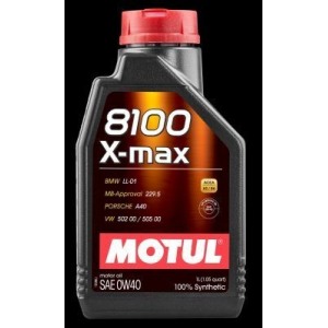 Mootoriõli MOTUL 0W40 8100 X-MAX 1L 104531