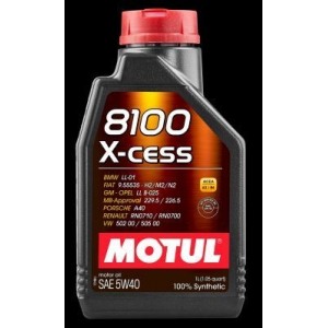 Mootoriõli MOTUL 5W40 8100 X-CESS 1L 102784