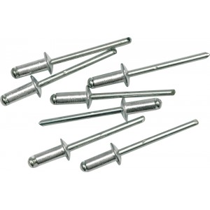 VOREL 70340 Alumiininiitit 3,2 × 12,7 mm, 50 kpl