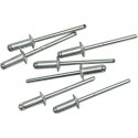VOREL 70420 Алюминиевые заклёпки 4,0 × 12,7 мм, 50 шт.