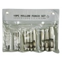 76700 PUNCH SET 15pcs 2-22mm VOREL