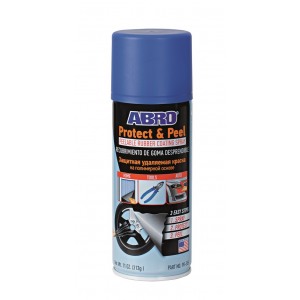PR-555-BLU Краска защитная удаляемая на полимерной основе синяя 312г ABRO312