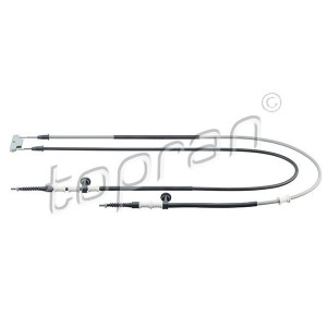 Cable Pull, parking brake TOPRAN 207 381