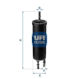 Polttoainesuodatin UFI 31.962.00