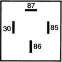 Rele, työvirta HELLA 4RA 965 400-001