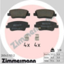 Brake Pad Set, disc brake ZIMMERMANN 26543.155.2