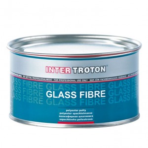 Конструкционная полиэфирная шпатлёвка армированная стекловолокном Glass Fibre 400гр TROTON