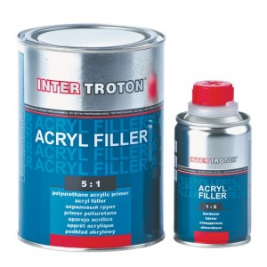Acrylic filler HS 2K 5:1 red 500ml TROTON