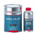 2K korkearakenteinen akryylipohjamaali Acrylic filler HS 2K 4:1 1L white 0,8 l + 0,2 l hardener TROTON