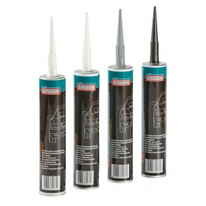 Polyurethane adhesive and sealing compound in a cartridge BLACK 310ml TROTON