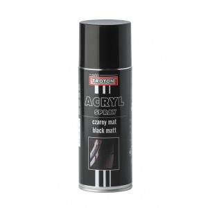 Akryylitakki musta matta Acrylic coat black matt 400ml TROTON