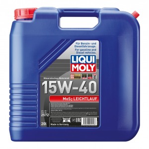 MOS2 LEICHTLAUF miner.õli 15W-40 (SH,CD) 20L LIQUI MOLY