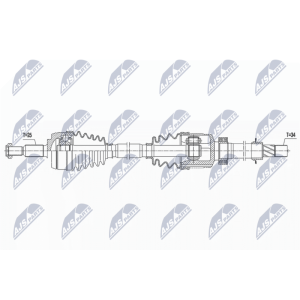 Приводной вал NTY NPW-RE-188