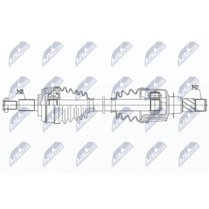 Приводной вал NTY NPW-RE-189