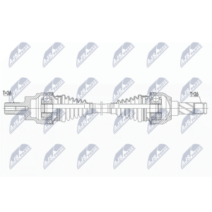 Приводной вал NTY NPW-VV-144