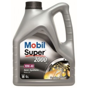 Mobil 10W-40 A3/B3 Puolisynteettinen Moottoriöljy 4L (150018)