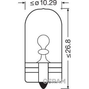 Bulb, direction indicator ams-OSRAM 2845