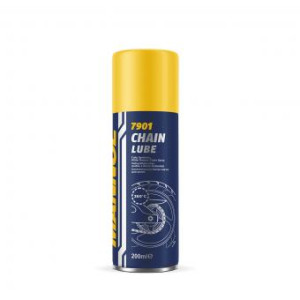 7901 Chain Lube – täyssynteettinen valkoinen voiteluaine aerosolin 200ml MANNOL