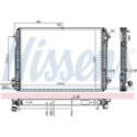 Radiaator,mootorijahutus NISSENS 606320