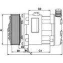 Compressor, air conditioning HC-Cargo 240246